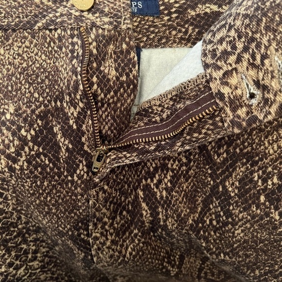 Chaps snake print skirt size 12 - Picture 4 of 7